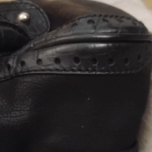 Celine Black Leather Silver Hardware Handbag Lk New - Picture 4 of 14